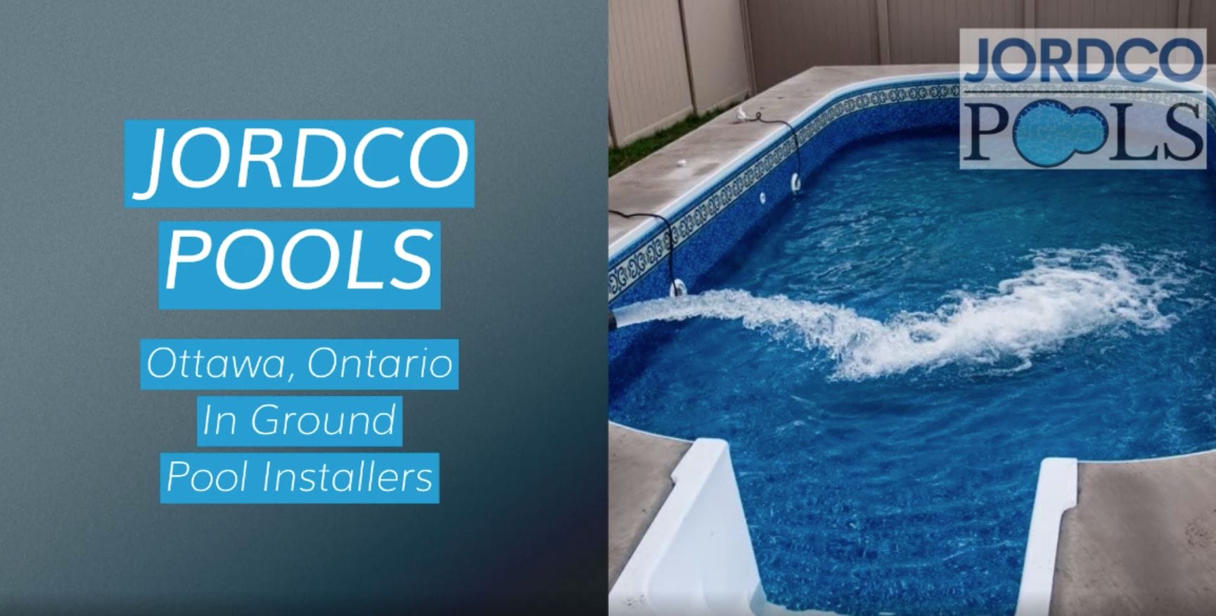 Ottawa InGround Pool Installation Company Jordco Pools